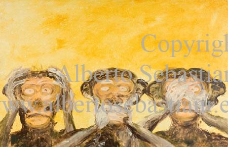 three wise monkeys