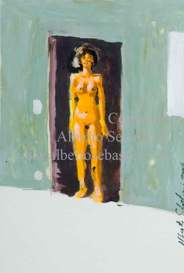 girl in the door